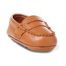 Ralph Lauren Telly Leather Loafer, Tan Image 1