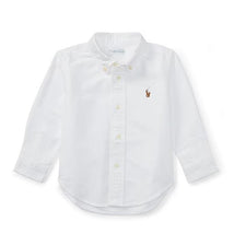 Ralph Lauren - The Iconic Baby Oxford Long Sleeve Shirt, 18M, White Image 1