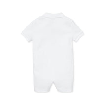 Polo Ralph Lauren Baby - Short-Sleeve Polo Interlock Shortall, White Image 2