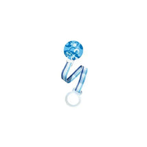 RaZbaby Keep-It-Clean Pacifer Holder Blue Image 1