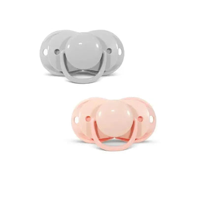 Razbaby - Keep It Kleen Pacifier 2Pk, Light Pink & Cookies & Cream Image 1