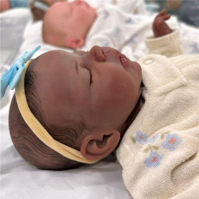 Reborn Baby Doll - African American Vinyl, Mark Image 1