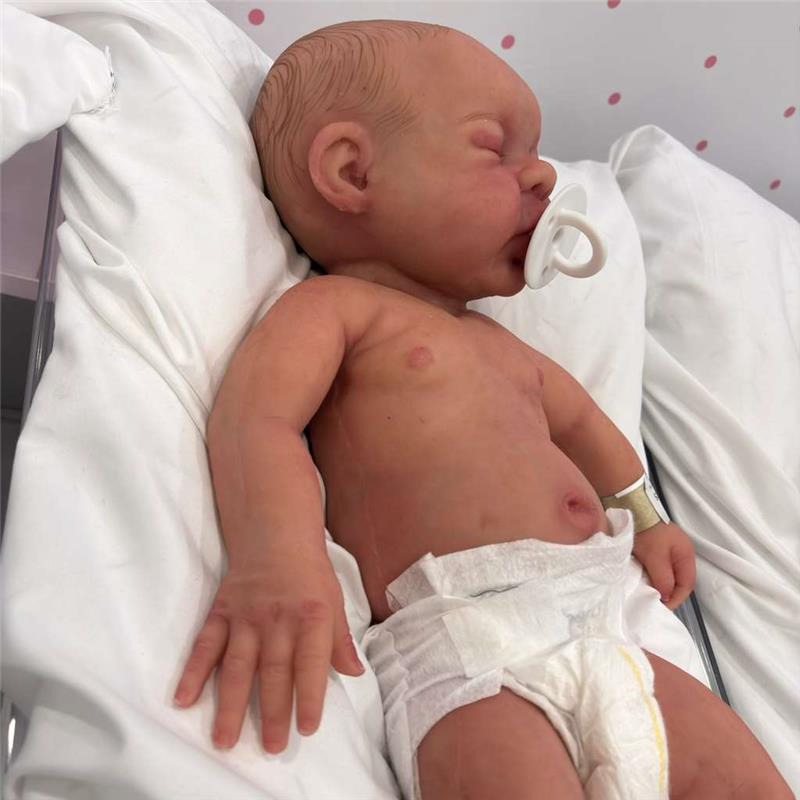 Reborn Baby Doll - Full Silicone Body Baby Image 7