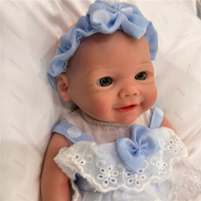 Reborn Baby Doll - Full Silicone Body Preemie Baby Image 1