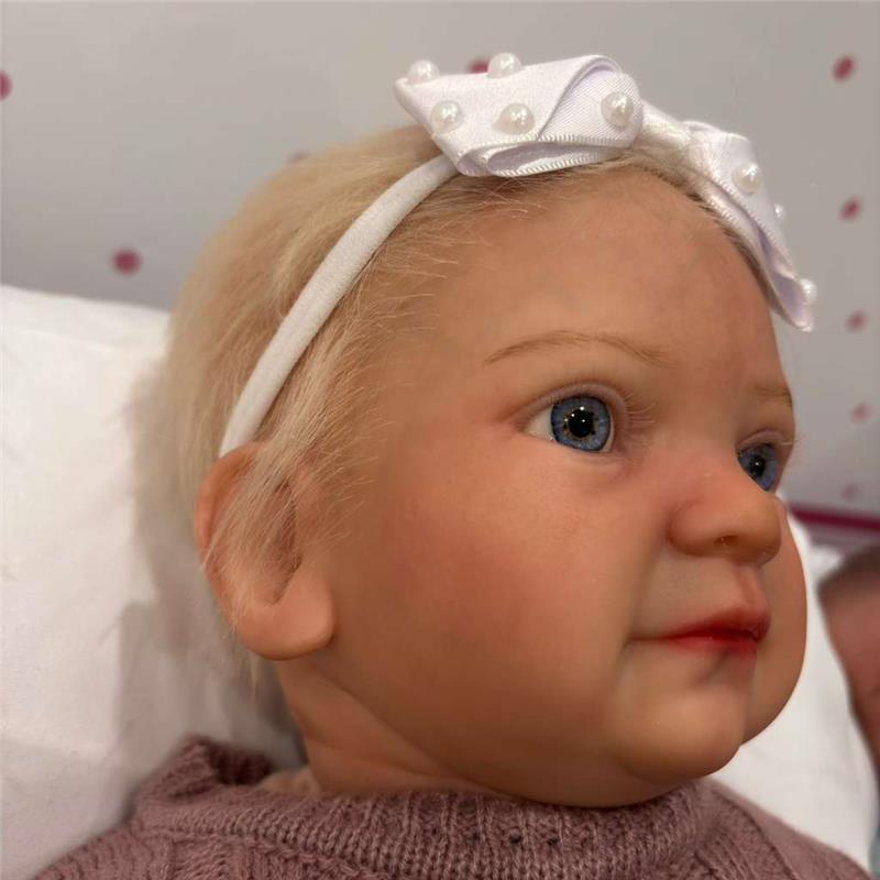 Reborn Baby Doll - White Vinyl, Alena Image 2