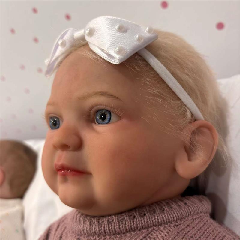 Reborn Baby Doll - White Vinyl, Alena Image 3