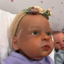 Reborn Baby Doll - White Vinyl, Ana Laura Image 2