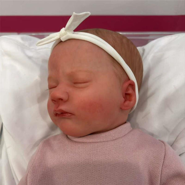 Reborn Babies Ashley Asleep Reborn Reborn Baby Doll White Vinyl