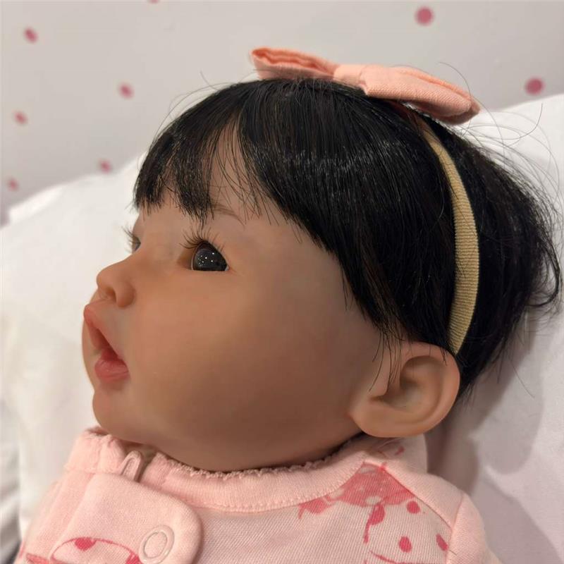 Reborn Baby Doll - White Vinyl, Cai Japanese Image 2