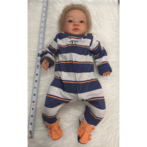 Reborn Baby Doll - White Vinyl & Curly Hair, Shyann Image 2