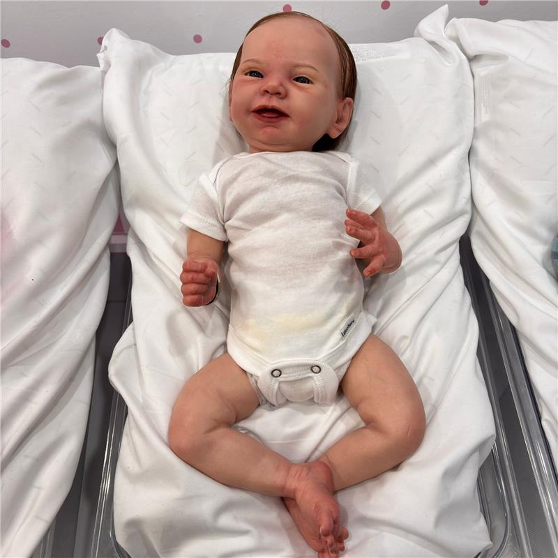 Reborn Baby Doll - White Vinyl, Dottie Image 4