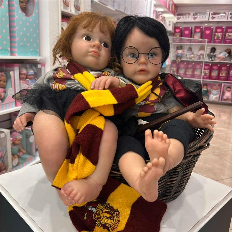 Reborn Baby Doll - White Vinyl, Harry Potter Doll Image 4