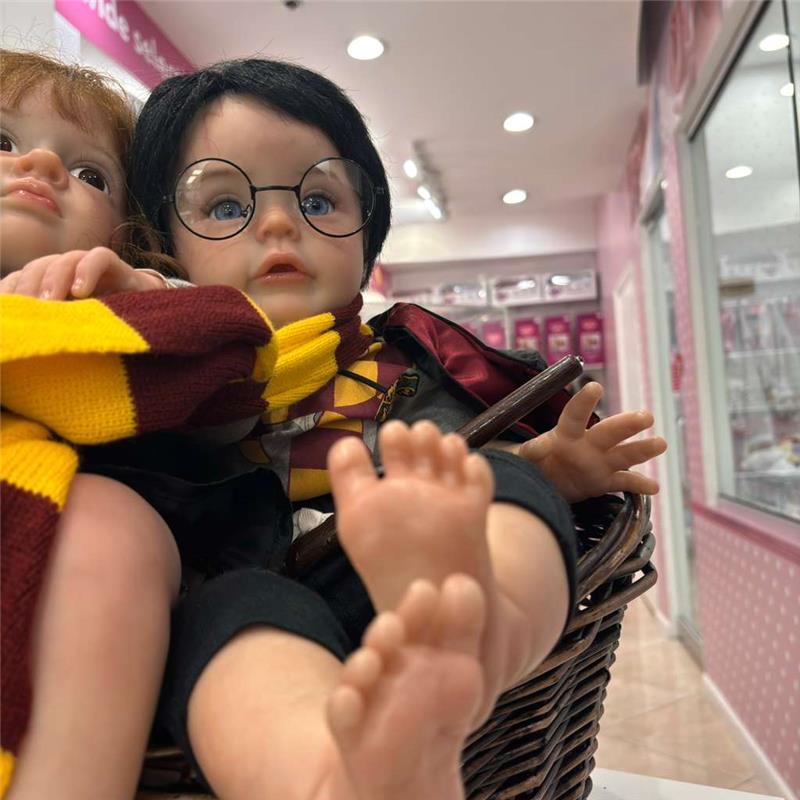 Reborn Baby Doll - White Vinyl, Harry Potter Doll Image 5