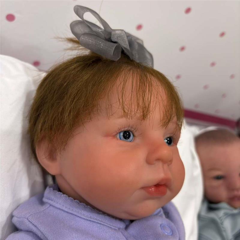 Reborn Baby Doll - White Vinyl Honey Image 3