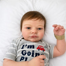 Reborn Baby Doll - White Vinyl James Awake_ Image 1
