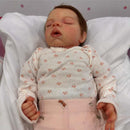 Reborn Baby Doll - White Vinyl, Joanna Sleeping Image 4