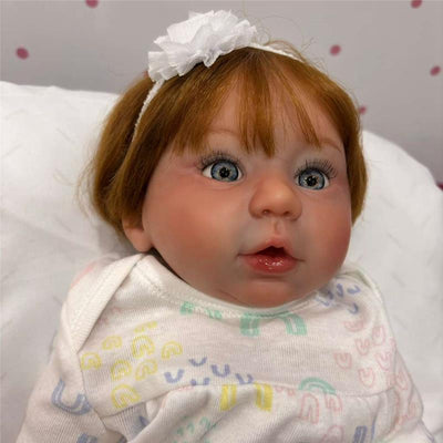 Reborn Baby Doll - White Vinyl, Kylin Image 1