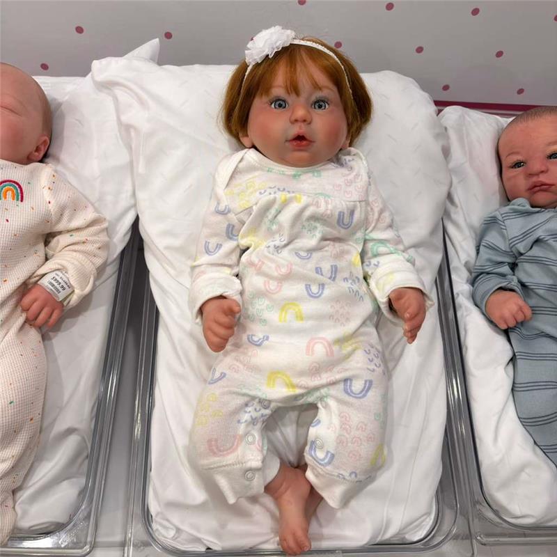 Reborn Baby Doll - White Vinyl, Kylin Image 3