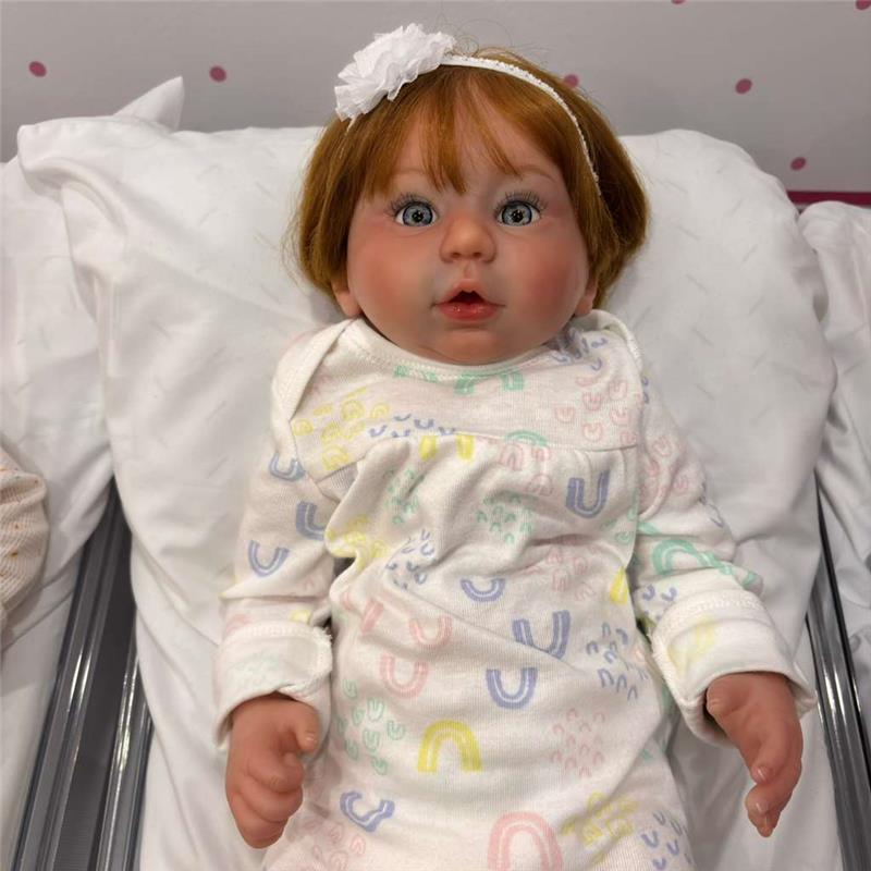 Reborn Baby Doll - White Vinyl, Kylin Image 5