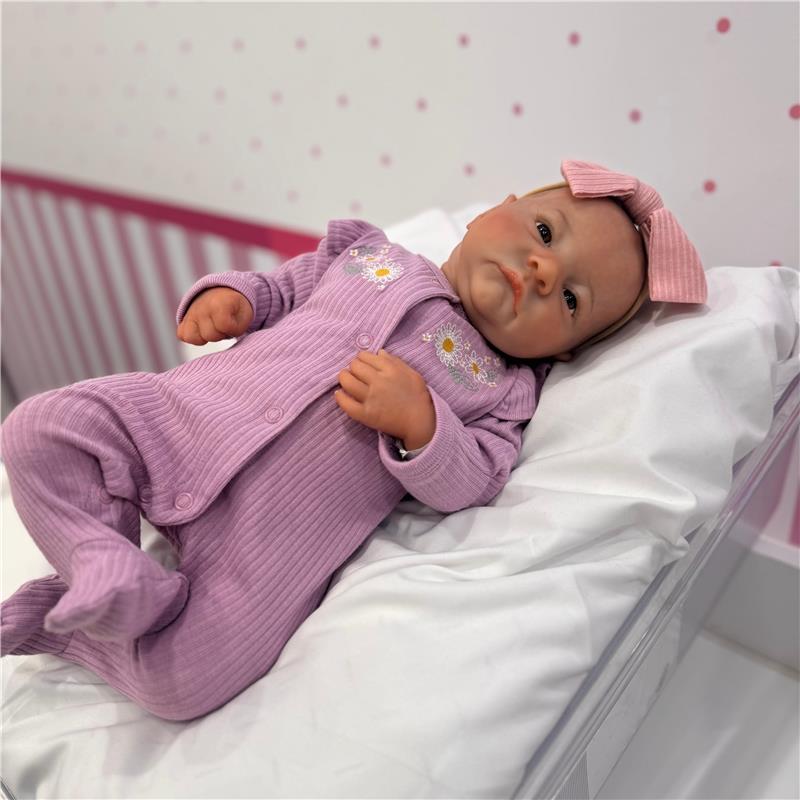 Reborn Baby Doll - White Vinyl, Levi Image 2