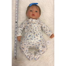 Reborn Baby Doll - White Vinyl & Light Brown Hair, Meadow Image 2
