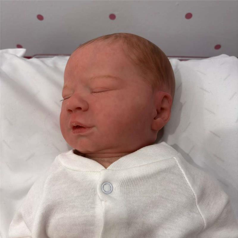 Reborn Baby Doll - White Vinyl, Louis Image 2