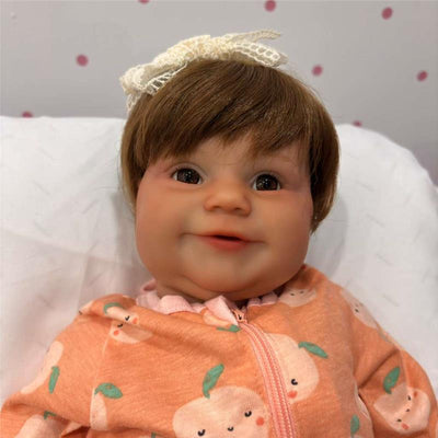 Reborn Baby Doll - White Vinyl, Maddie Image 1