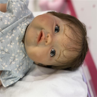 Reborn Baby Doll - White Vinyl, Mariah Image 1