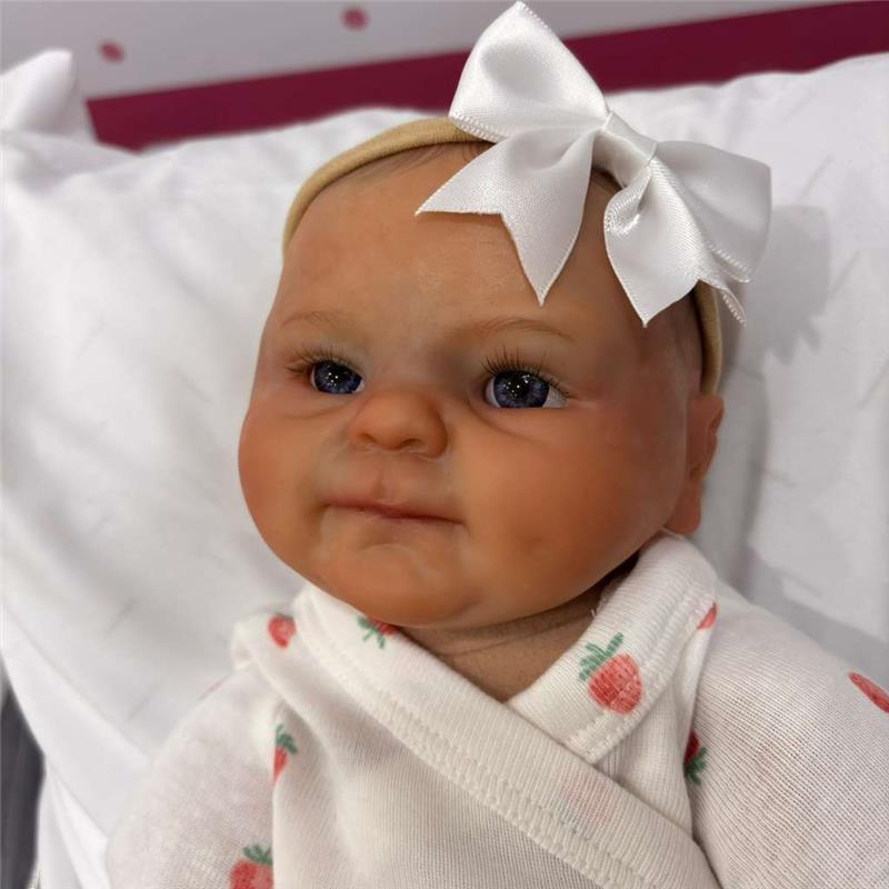 Reborn Baby Doll - White Vinyl Marnie Image 2