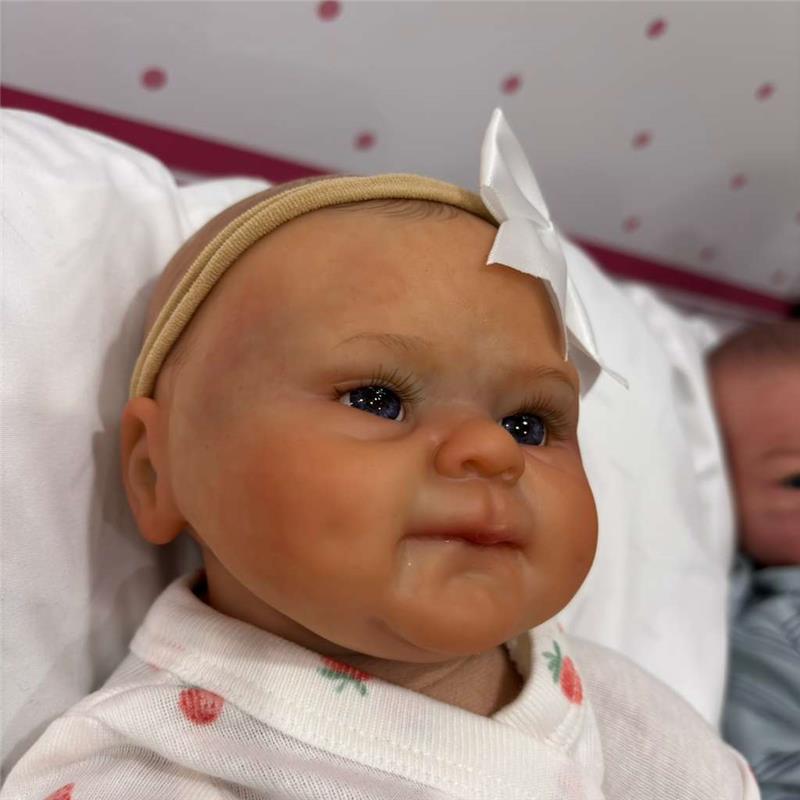 Reborn Baby Doll - White Vinyl Marnie Image 4