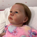 Reborn Baby Doll - White Vinyl, Mika Image 2