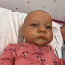 Reborn Baby Doll - White Vinyl & Open Blue Eyes, Levi Image 1
