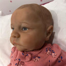 Reborn Baby Doll - White Vinyl & Open Blue Eyes, Levi Image 4