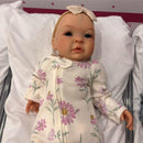 Reborn Baby Doll - White Vinyl & Open Blue Eyes, Mya Image 4