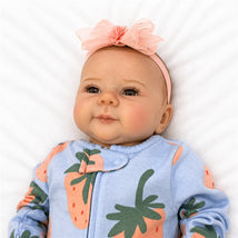 Reborn Baby Doll - White Vinyl & Painted Hair, Poly Image 1