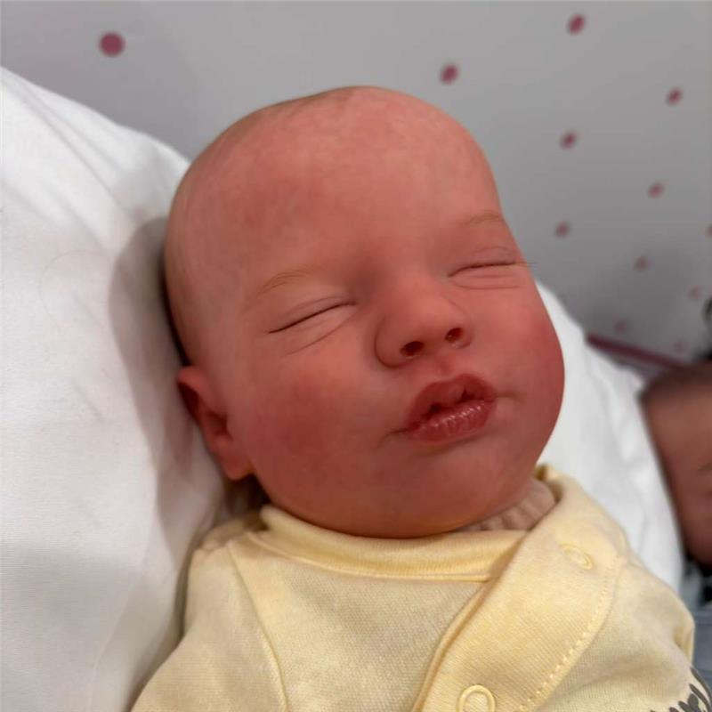 Reborn Baby Doll - White Vinyl, Priscilla Image 3