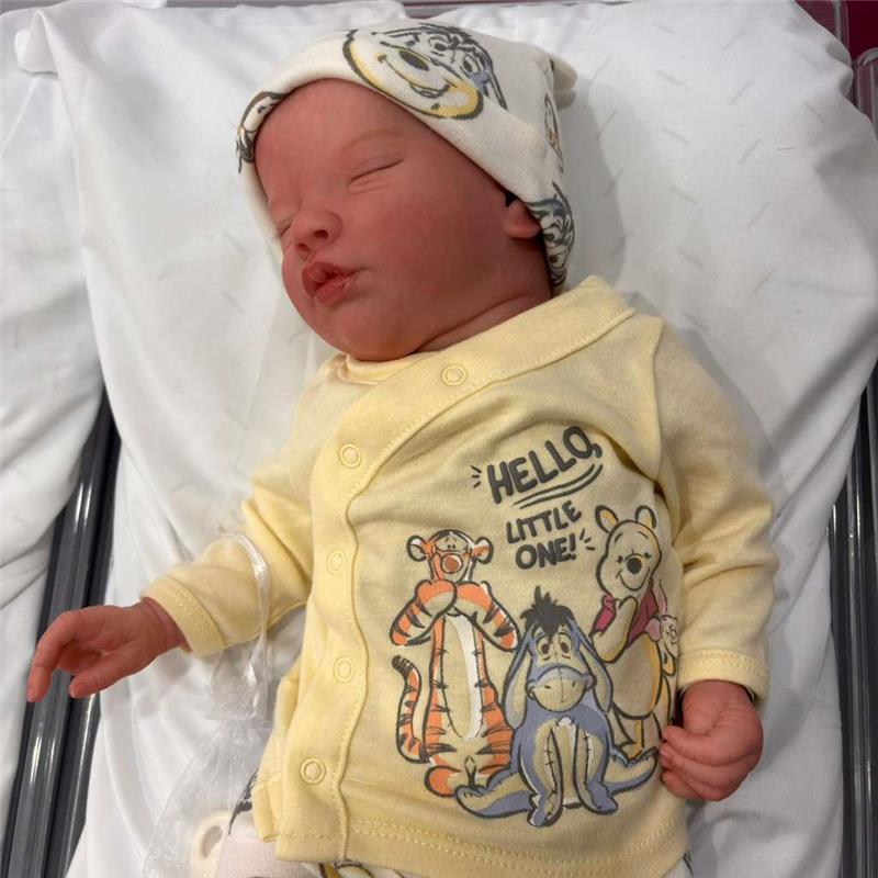 Reborn Baby Doll - White Vinyl, Priscilla Image 4