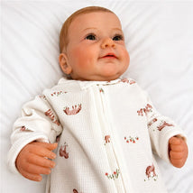 Reborn Baby Doll - White Vinyl, Ravy Image 1