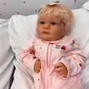 Reborn Baby Doll - White Vinyl, Tiara Image 4