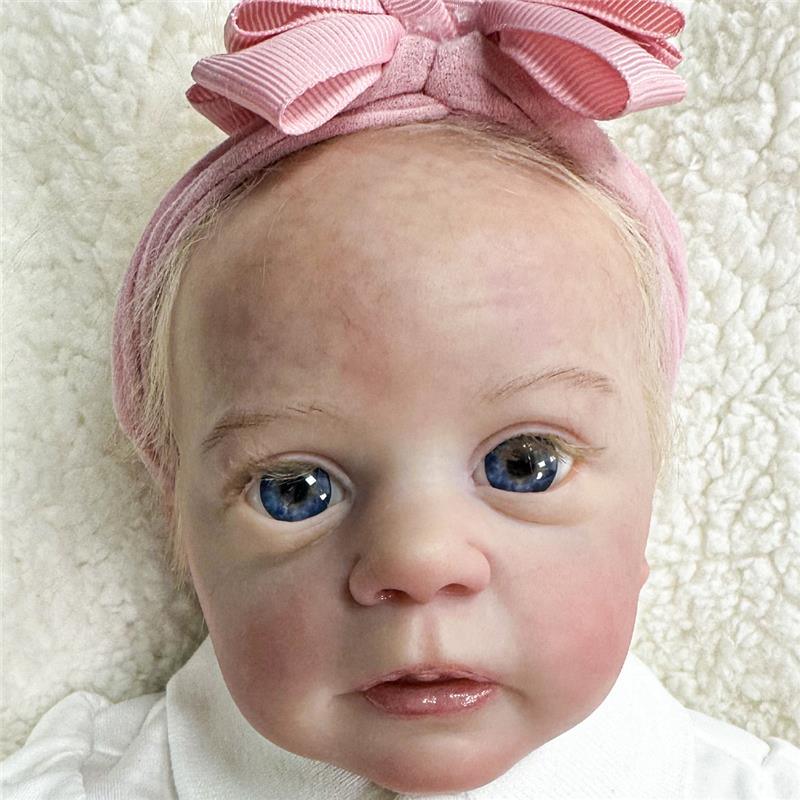 Reborn Baby Dolls - White Vinyl & Fabric Body, Mika Image 1
