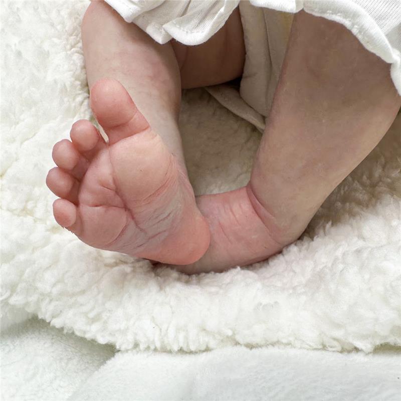 Reborn Baby Dolls - White Vinyl & Fabric Body, Mika Image 4