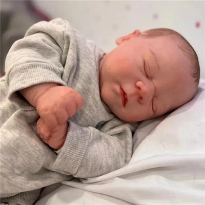 Reborn Baby Doll - White Vinyl, Michael Image 1