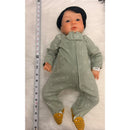 Reborn Baby Doll - White Vinyl & Black Wig, Shyann Image 6