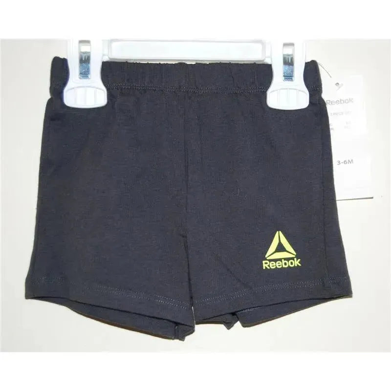 Reebok - Layette Knit Creeper/Short/Bootie 3Pc Set, True White Image 6