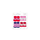Rising Star Baby Girl Booties 4Pk, Red & Pink Lace 0-12M Image 1