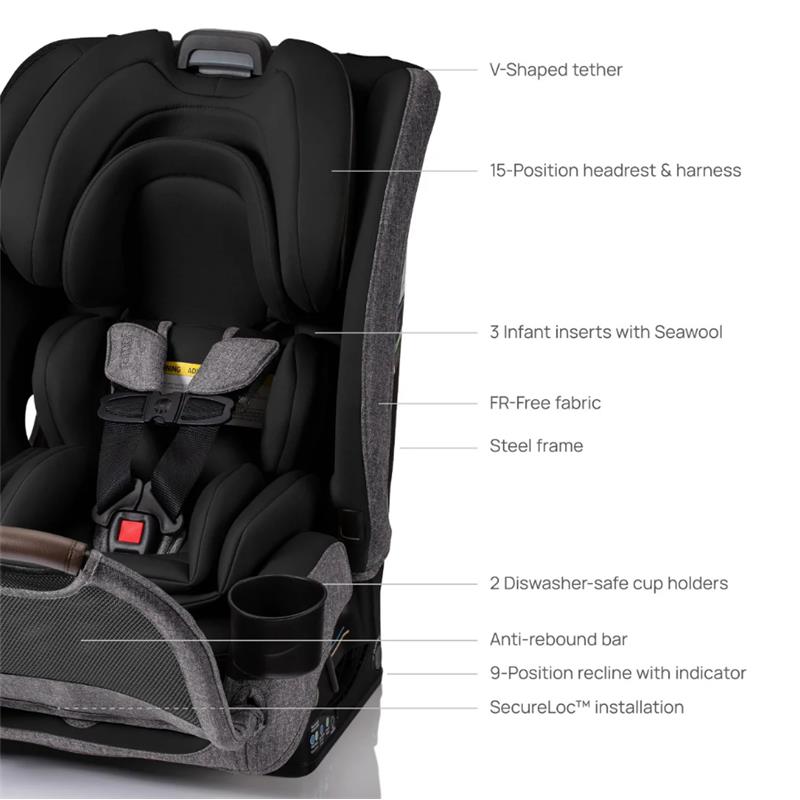 Romer Nexa All-in-One Convertible Car Seat, Peppercorn Image 6