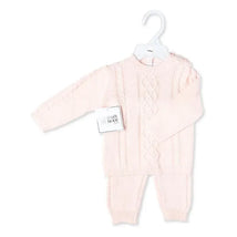 Rose Textile - 2Pk Baby Girl Pink Knit Set Image 2