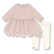 Rose Textile - 2Pk Baby Girl's Hearts Tutu Legging Set Image 1