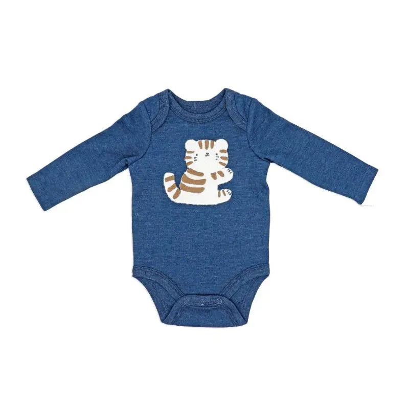 Rose Textile - 3Pk Baby Boys Tiger Footed Set Image 3