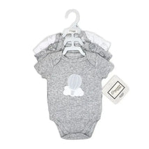 Rose Textiles - 100% Organic 3 Pk Bodysuit, Grey Image 2